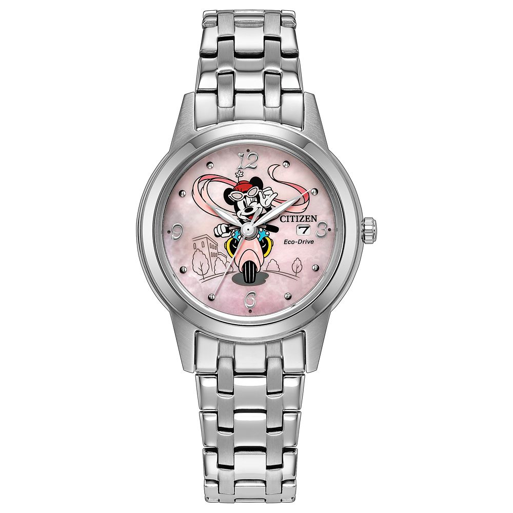 Mickey and Minnie Mouse Watch and Pin Set for Women by Citizen &ndash; Limited Edition