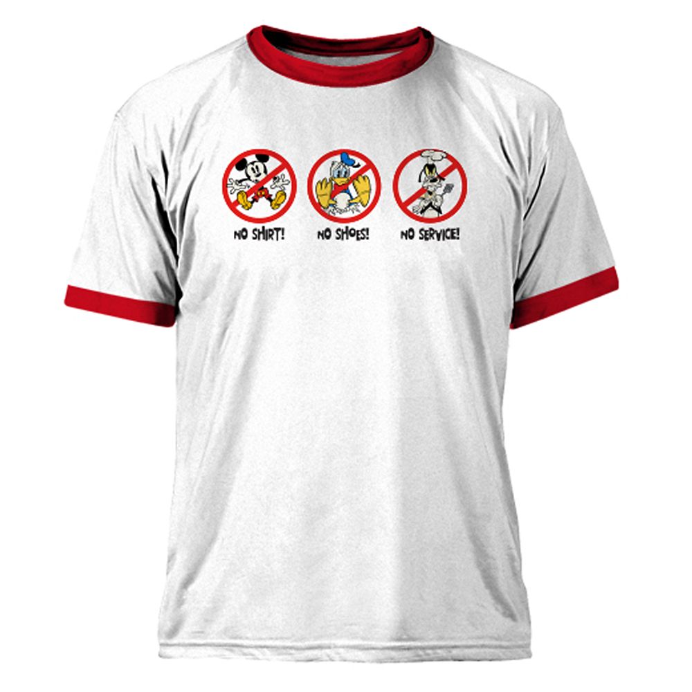 Mickey Mouse No Service Ringer Tee for Men – Customizable