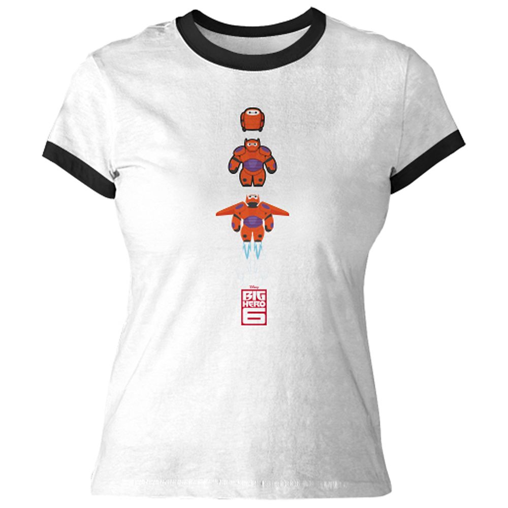 Big Hero 6 Baymax Mech Ringer Tee for Women  Customizable Official shopDisney