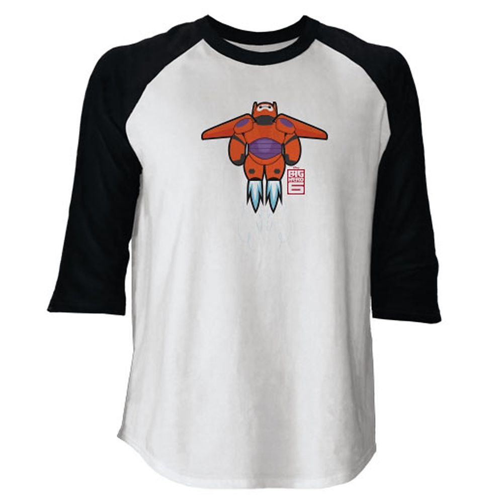 Big Hero 6 Baymax Mech Raglan Long Sleeve Tee for Men  Customizable Official shopDisney