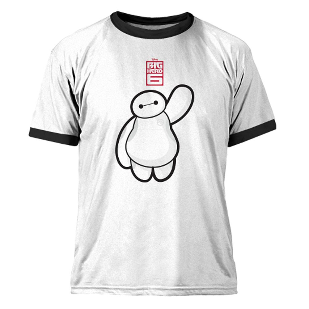 Big Hero 6 Baymax Ringer Tee for Men Customizable Official shopDisney