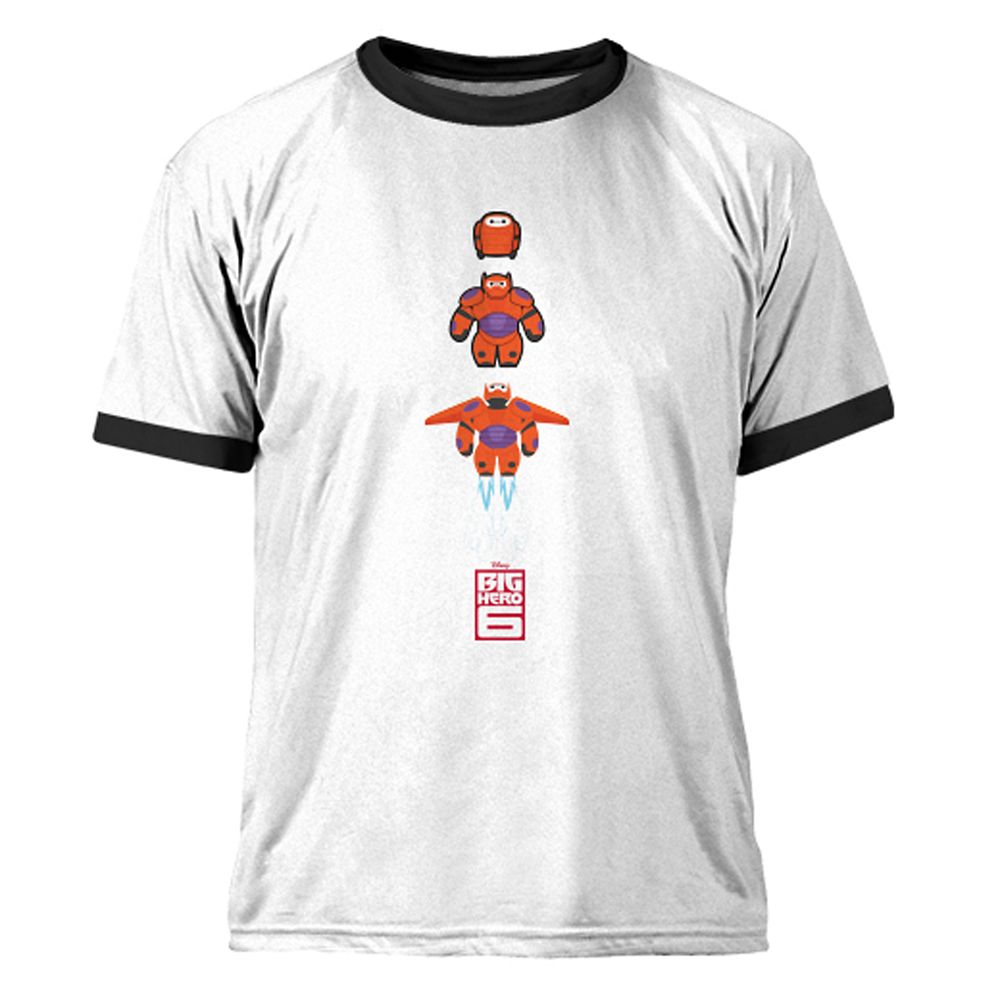 Big Hero 6 Baymax Mech Ringer Tee for Men  Customizable Official shopDisney