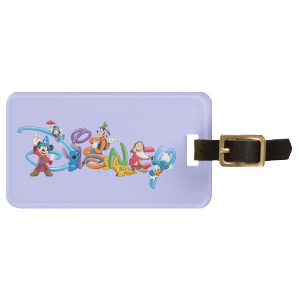 Disney Logo Luggage Tag  Customizable