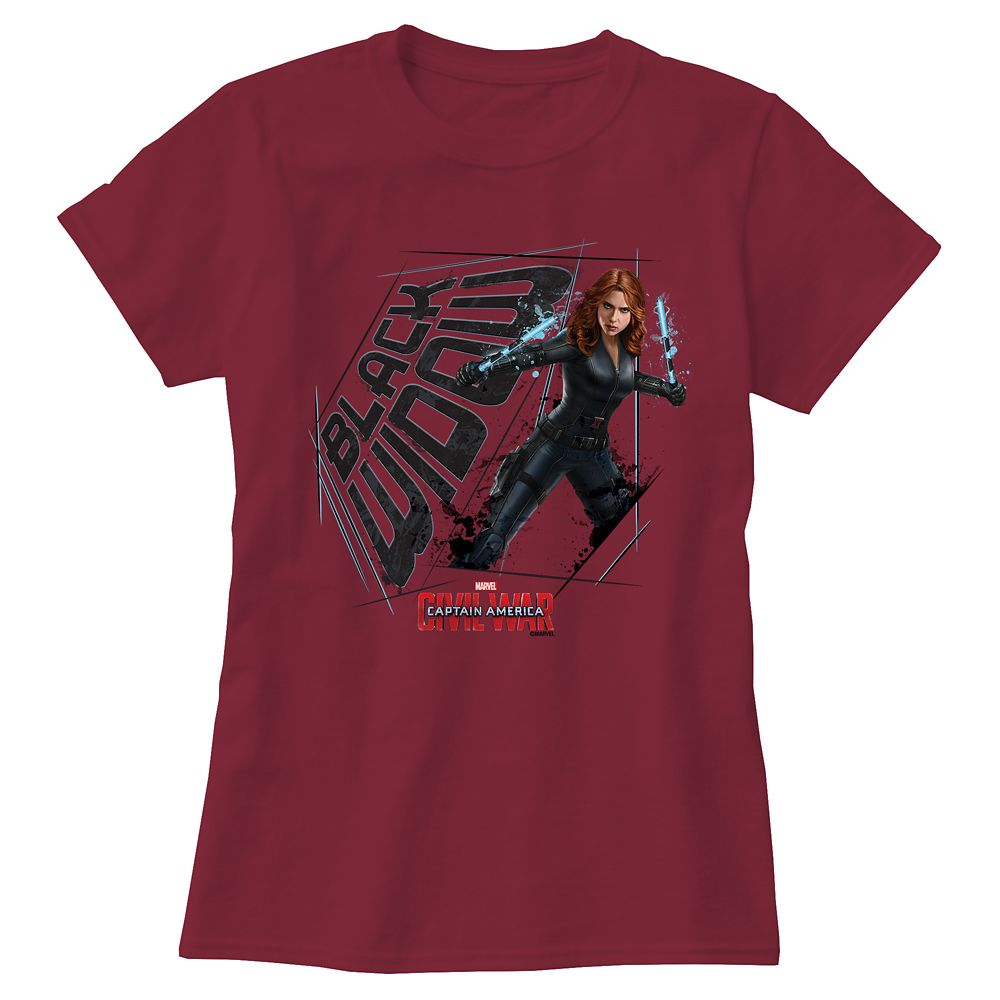 Black Widow Tee for Women: Captain America: Civil War – Customizable
