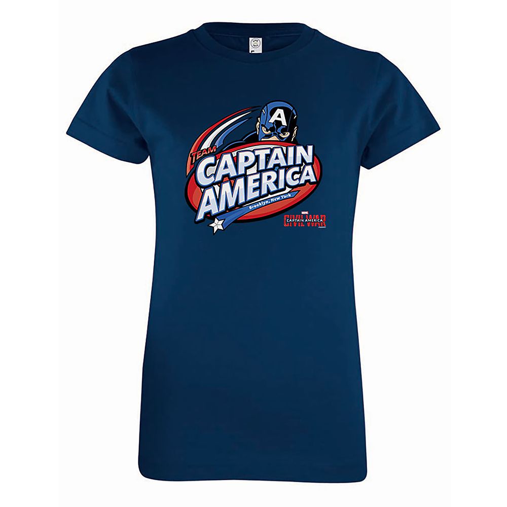 Captain America: Civil War Logo Tee for Girls  Customizable Official shopDisney