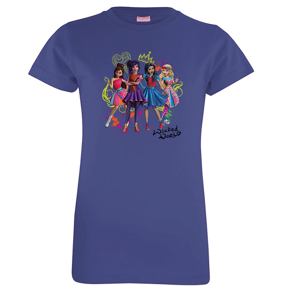 Descendants Wicked World Tee for Girls  Customizable Official shopDisney