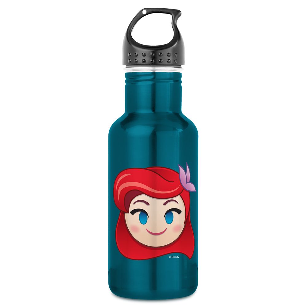 The Little Mermaid Emoji Water Bottle Customizable Official shopDisney