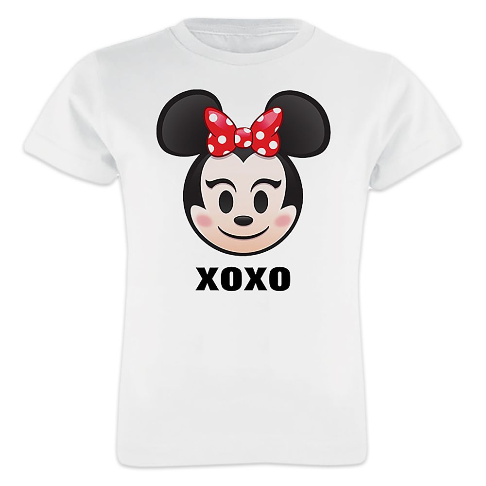 Minnie Mouse Emoji Tee for Girls  Customizable Official shopDisney