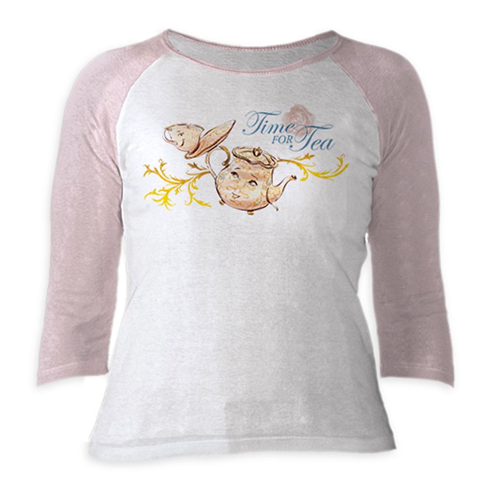 Mrs. Potts and Chip Raglan Tee for Women Beauty and the Beast Live Action Film Customizable Official shopDisney