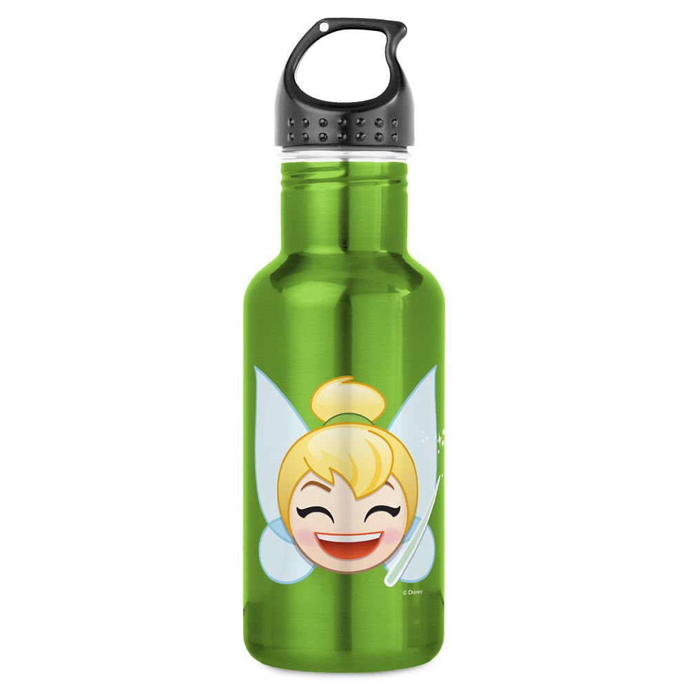 Tinker Bell Emoji Water Bottle Customizable Official shopDisney