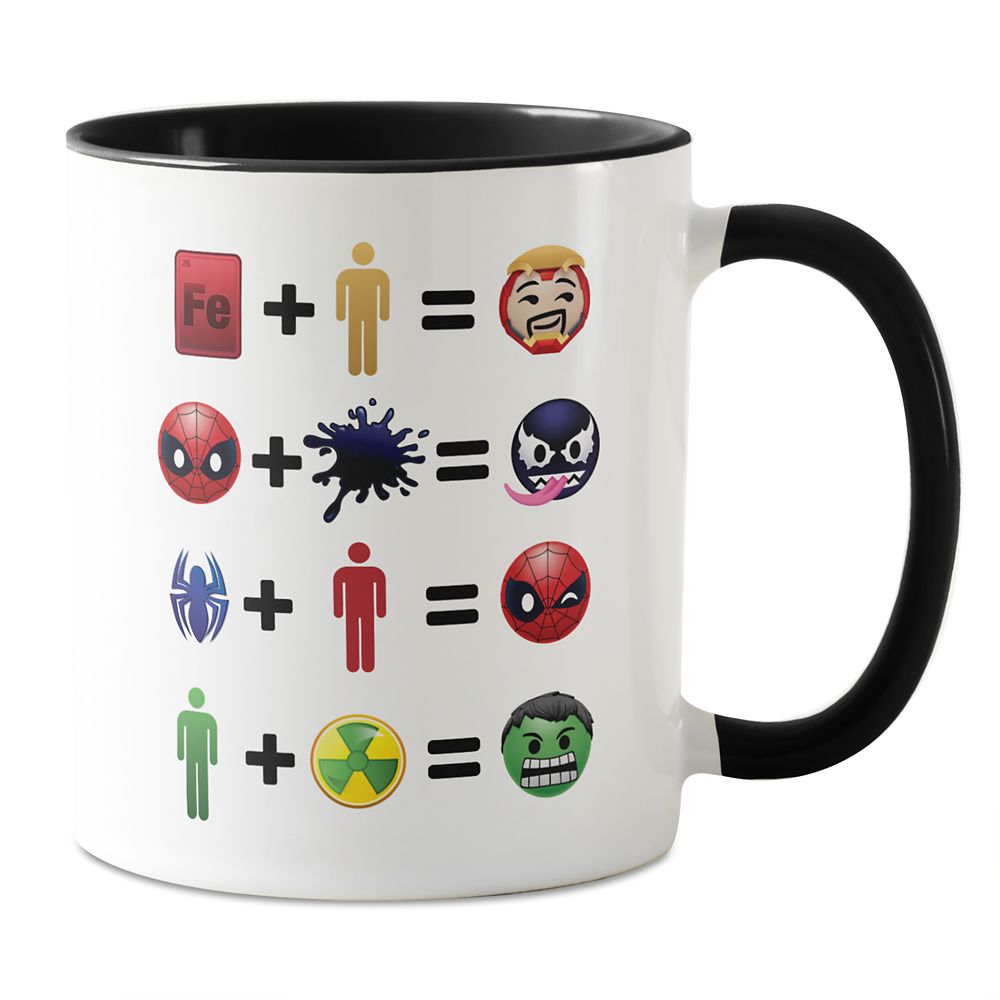 Marvel Emoji Character Equation Coffee Mug Customizable Official shopDisney