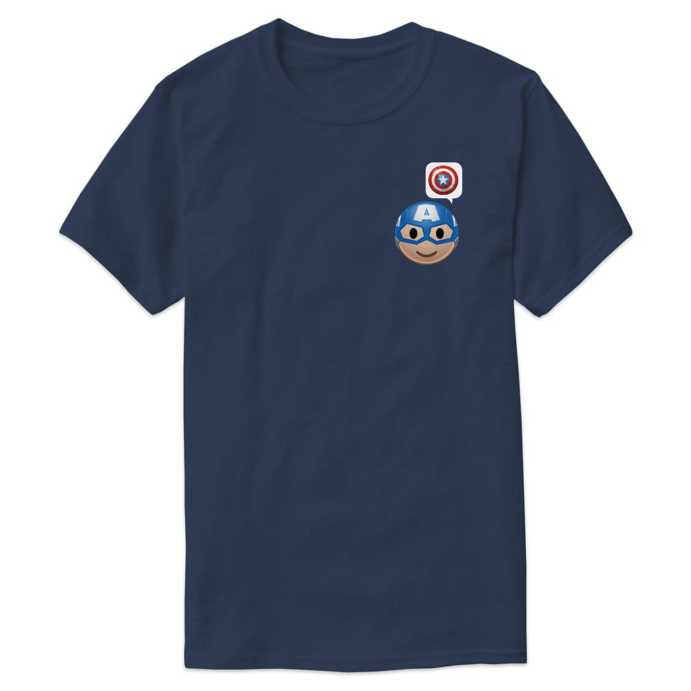 Captain America Emoji Tee for Men  Customizable Official shopDisney