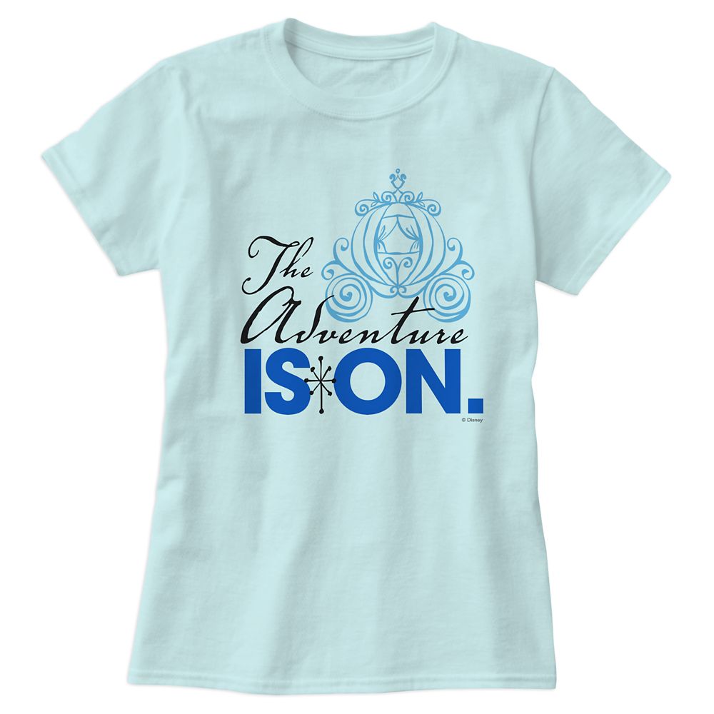 Cinderella ''The Adventure is On'' Tee for Women – Customizable