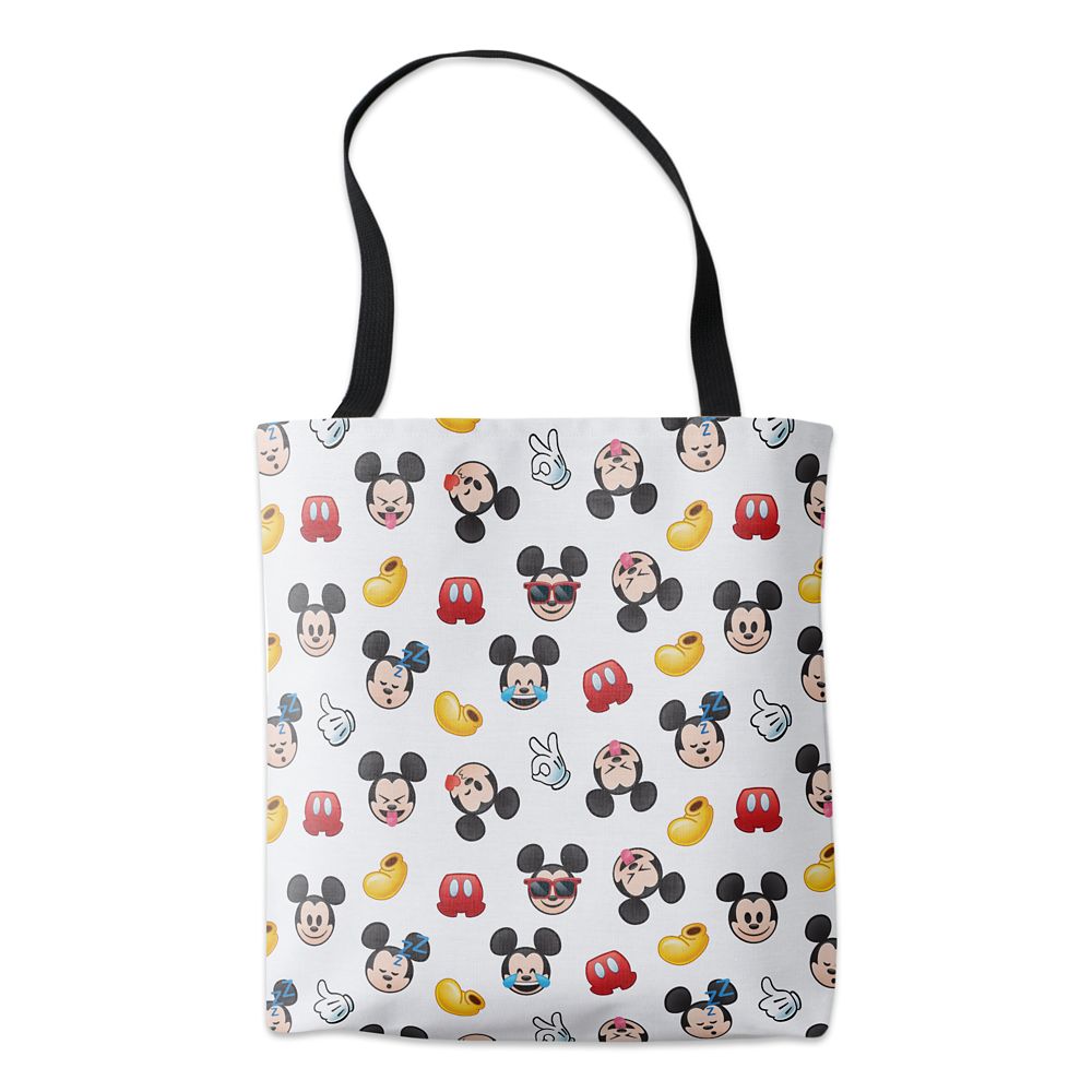 Mickey Mouse Emoji Pattern Tote Customizable Official shopDisney