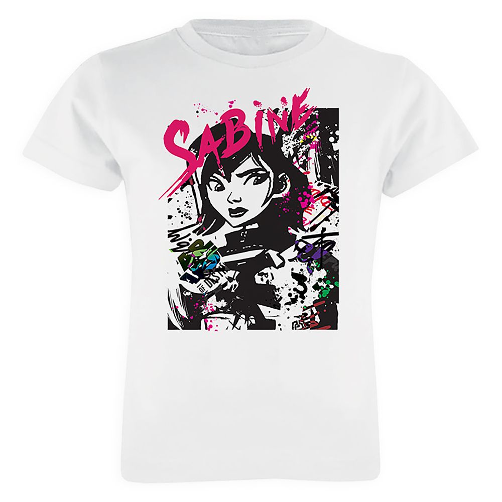 Star Wars Sabine Graffiti Tee for Girls  Customizable Official shopDisney