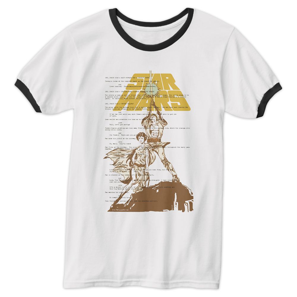 Star Wars Luke Skywalker & Princess Leia Ringer T-Shirt for Men  Customizable Official shopDisney