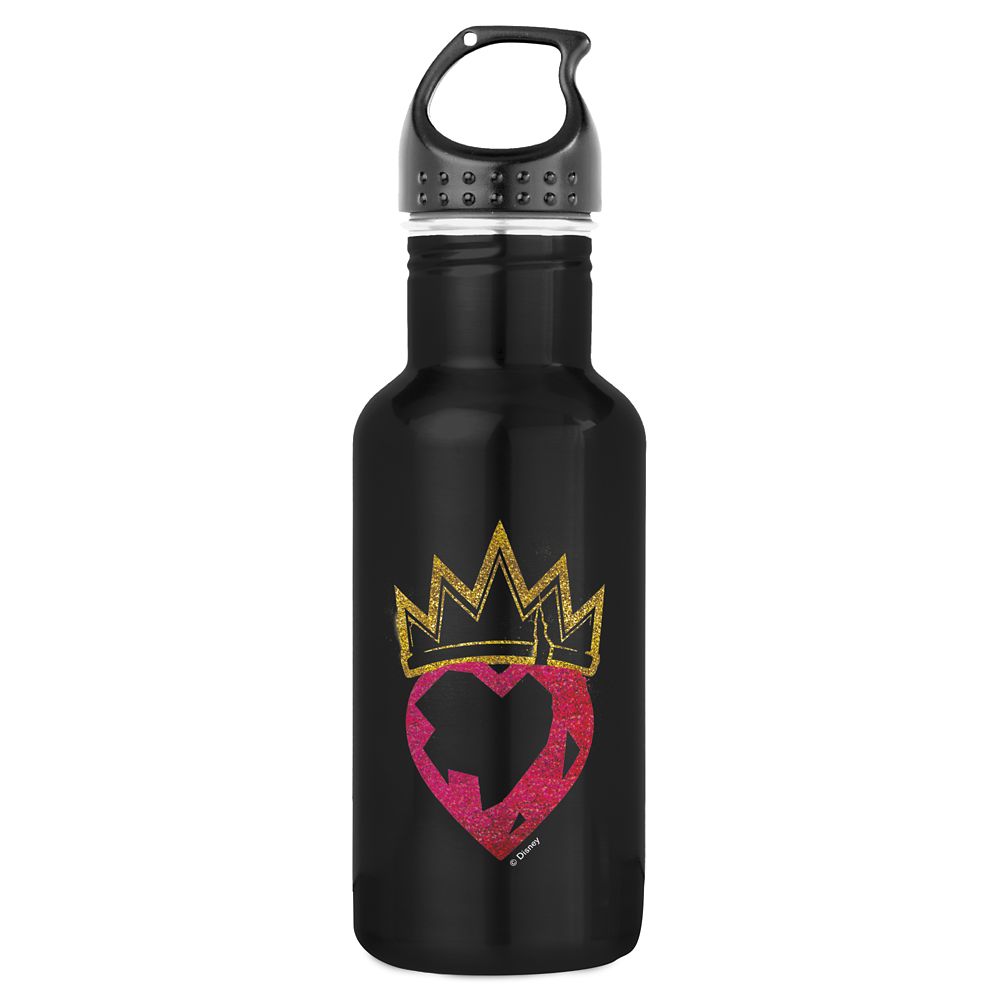 Descendants 2 Heart and Crown Water Bottle Customizable Official shopDisney