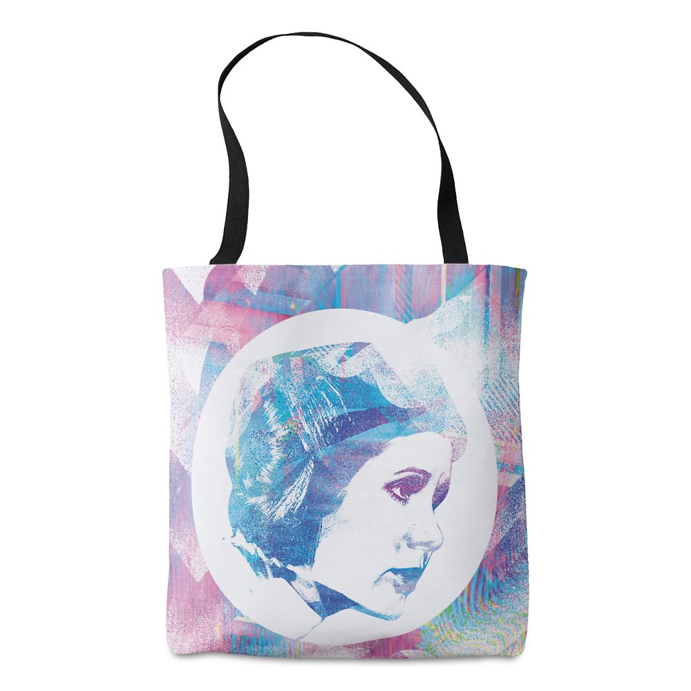 Princess Leia Iridescent Pop Print Tote  Star Wars  Customizable Official shopDisney