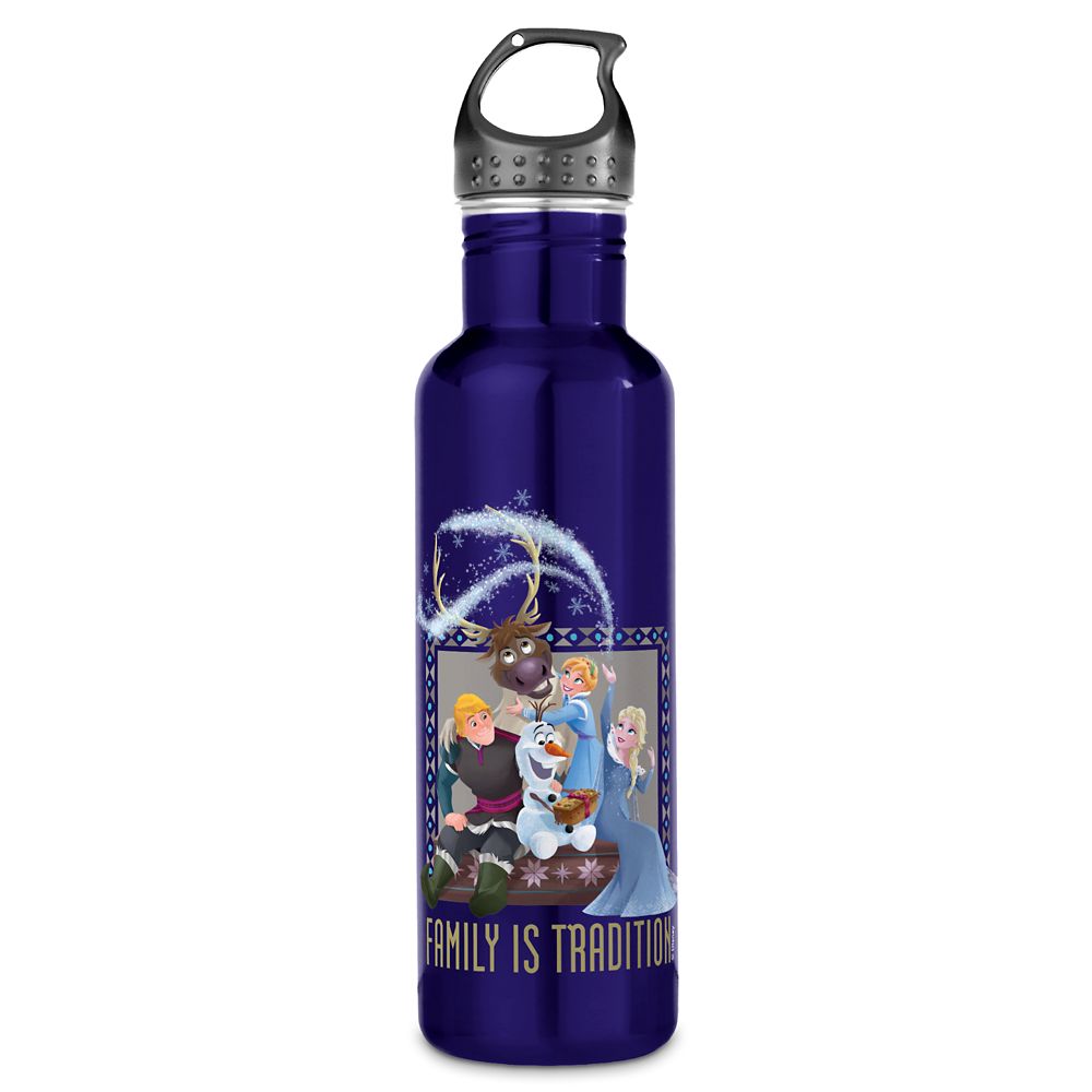 Olaf's Frozen Adventure Family is Tradition Water Bottle Customizable Official shopDisney