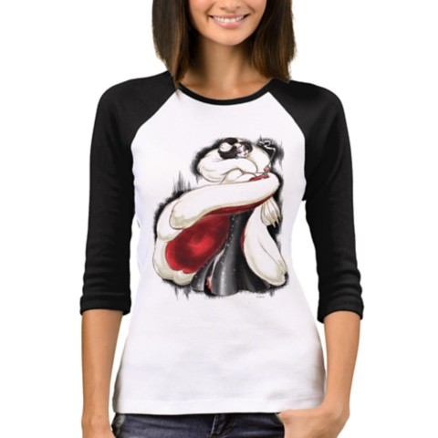Disney Cruella De Vil Raglan T-Shirt – Art of Disney Villains Designer Collection – Women