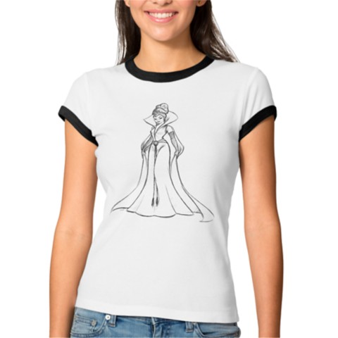 Disney Evil Queen Ringer T-Shirt – Art of Disney Villains Designer Collection – Women
