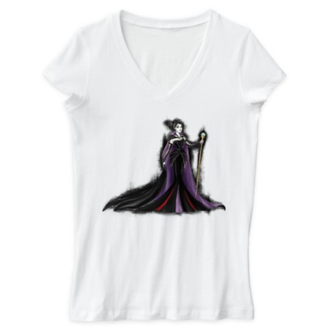 Disney Maleficent V-Neck T-shirt – Art of Disney Villains Designer Collection – Women