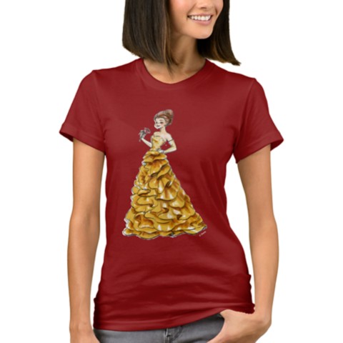 Disney Belle T-Shirt for Women – Art of Princess Designer Collection