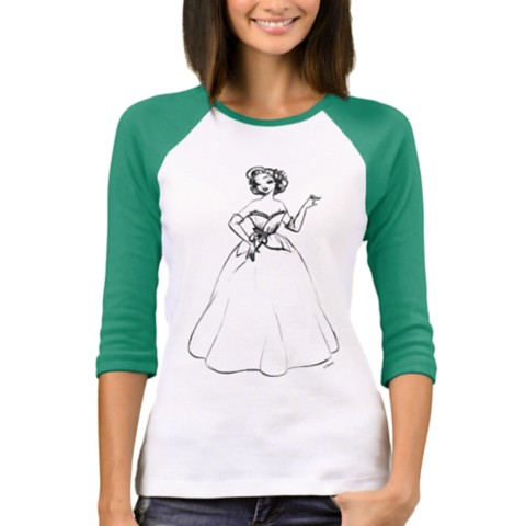 Disney Tiana Raglan T-Shirt – Art of Princess Designer Collection