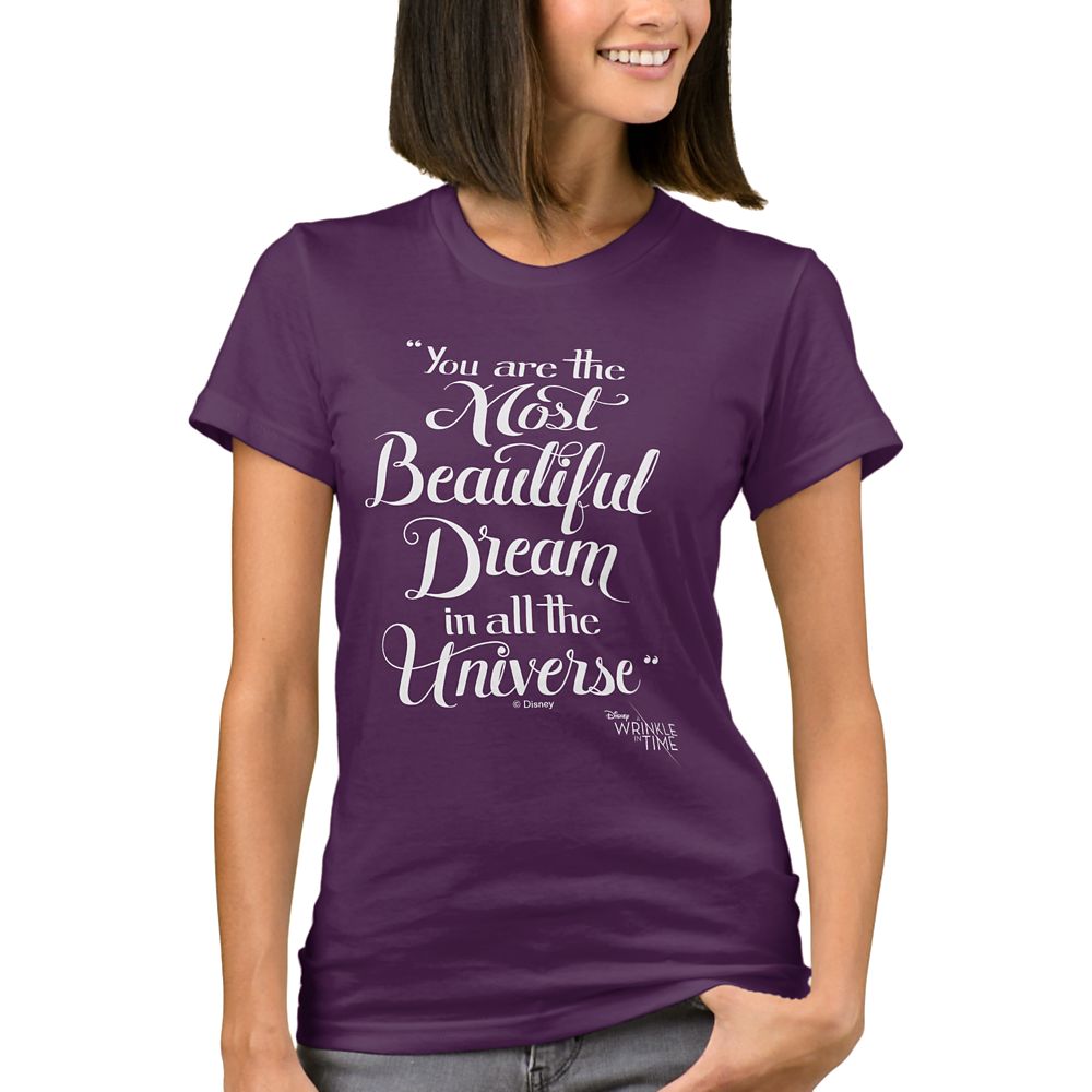 You are the Most Beautiful Dream T-Shirt for Women  A Wrinkle in Time  Customizable Official shopDisney