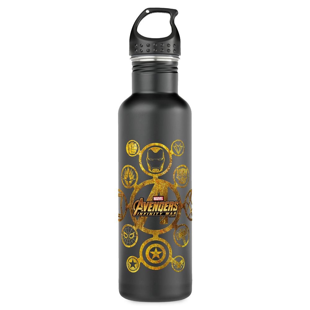 Marvel's Avengers: Infinity War Connected Hero Icons Water Bottle Customizable Official shopDisney