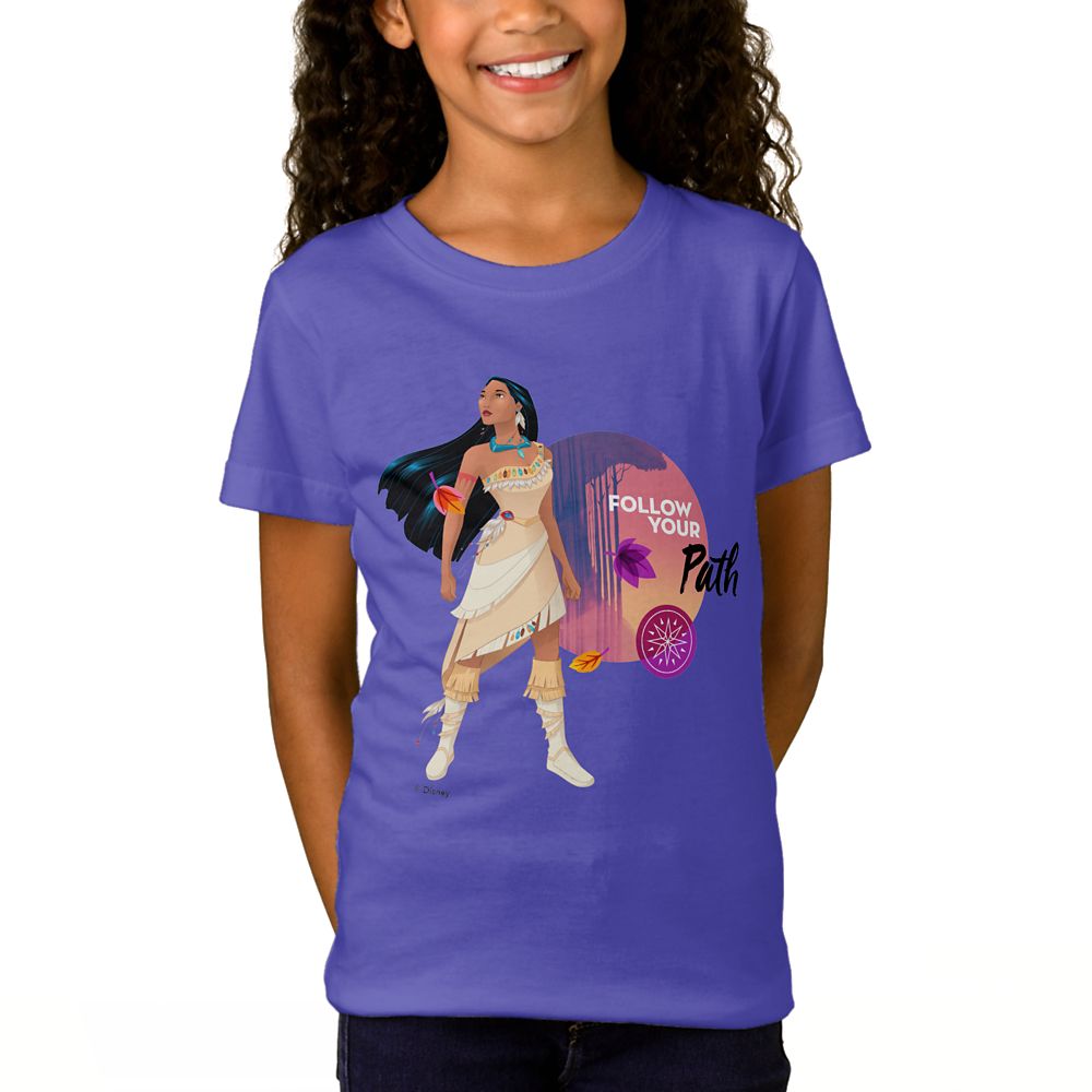 Pocahontas ''Follow Your Path'' T-Shirt for Girls – Customizable