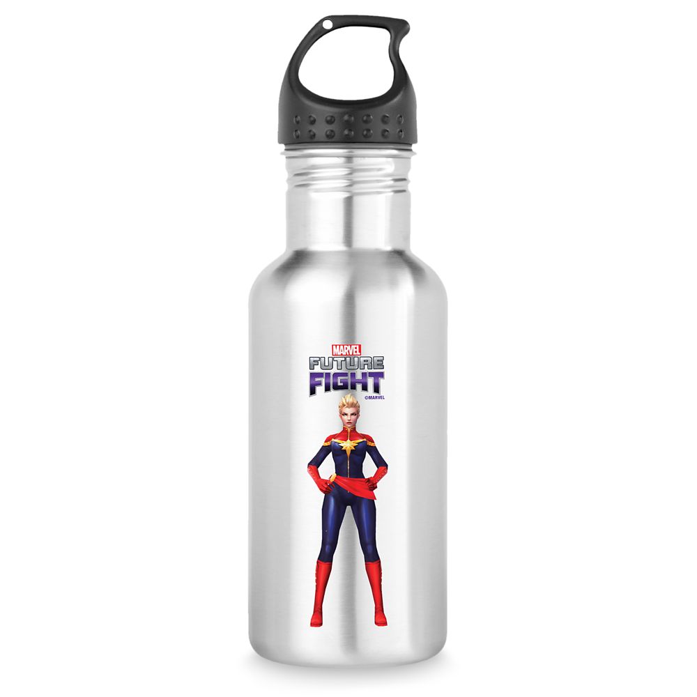 Marvel's Captain Marvel Stainless Steel Water Bottle Marvel Future Fight Customizable Official shopDisney