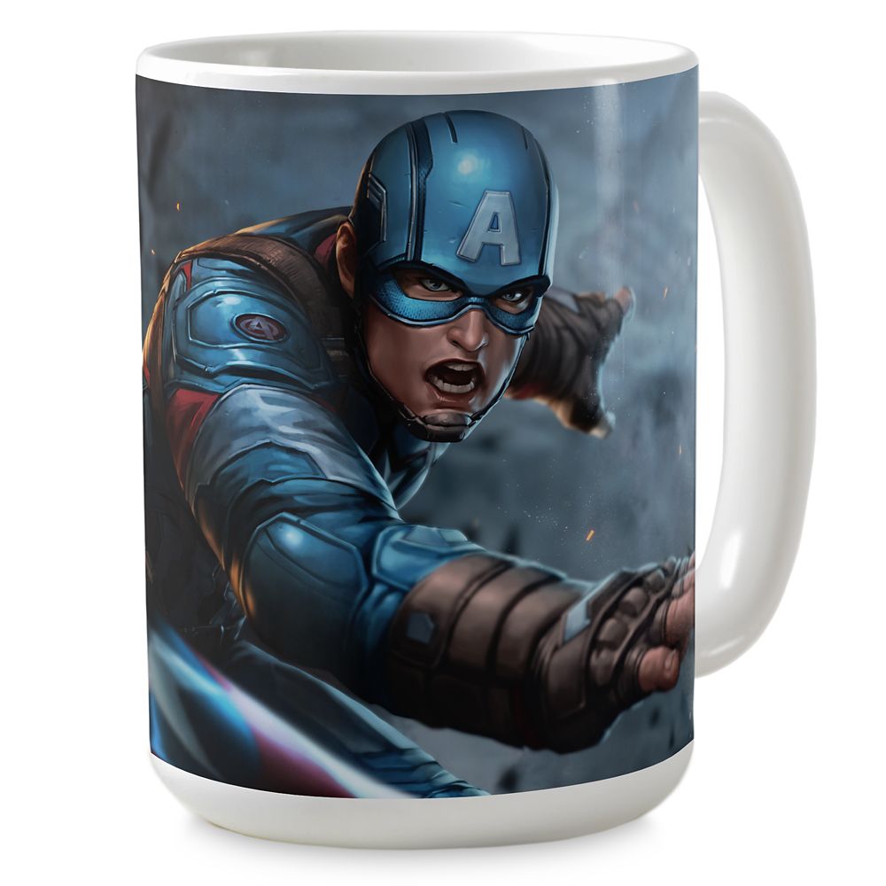 Captain America Shield Coffee Mug Marvel Future Fight Customizable Official shopDisney