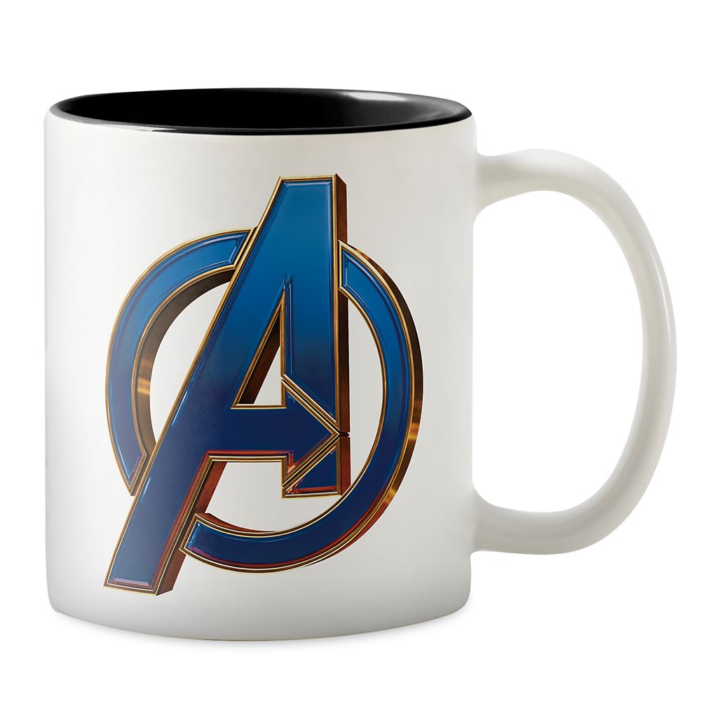 Marvel's Avengers: Endgame Avengers Blue & Gold Logo Two-Tone Coffee Mug Customized Official shopDisney