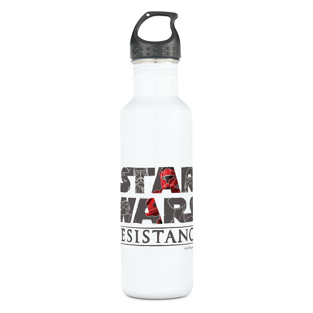 Star Wars Resistance Logo Stainless Steel Water Bottle Customizable Official shopDisney