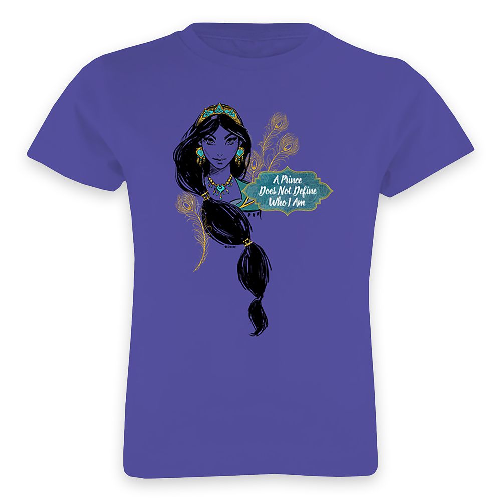 Jasmine ''Who I Am'' T-Shirt for Girls – Aladdin – Live Action Film – Customized