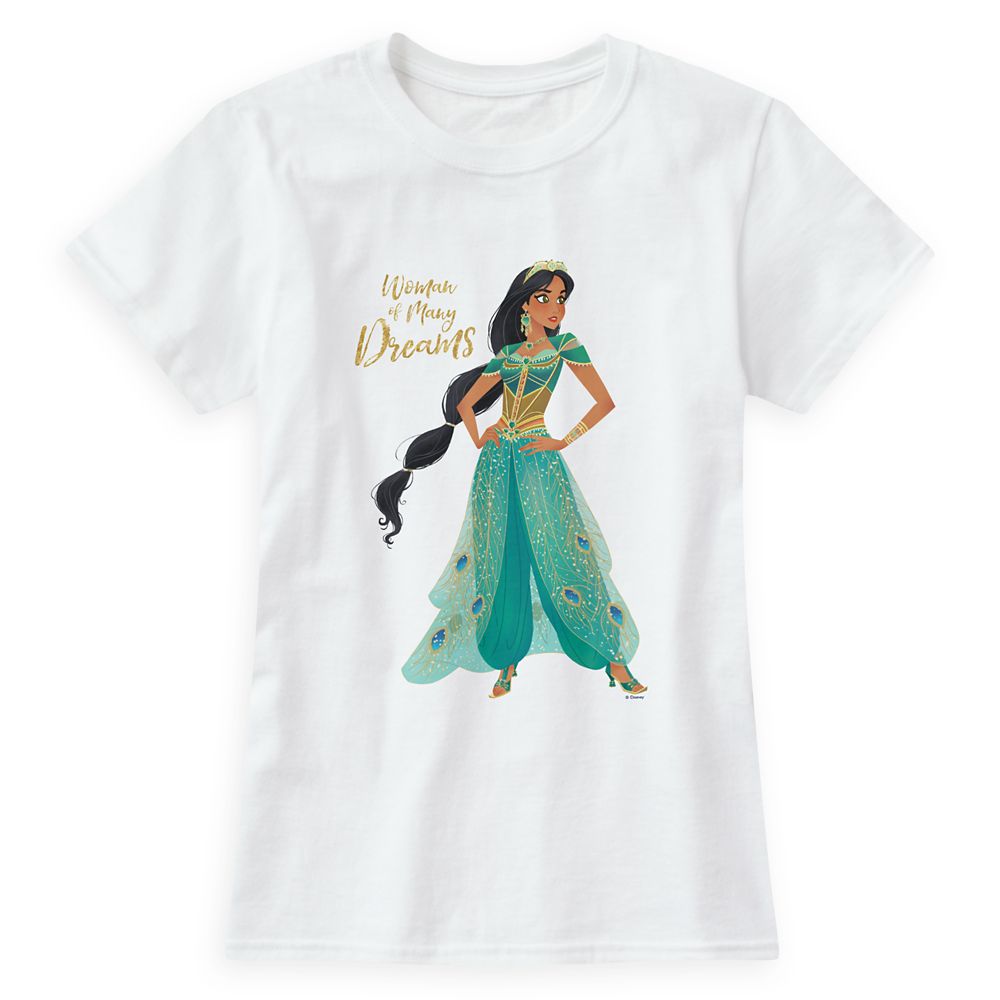 Jasmine''Woman of Many Dreams'' T-Shirt for Women – Aladdin – Live Action Film – Customized