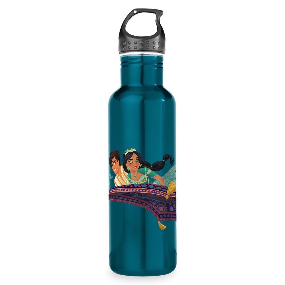 Aladdin ''A Whole New World'' Stainless Steel Water Bottle Live Action Film Customized Official shopDisney