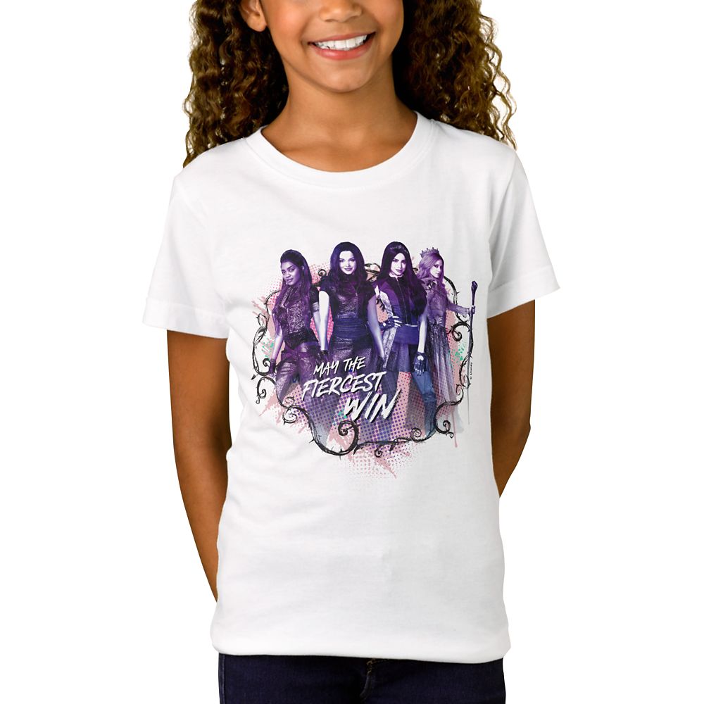 Descendants 3 May the Fiercest Win T Shirt for Girls Customized Disney Store