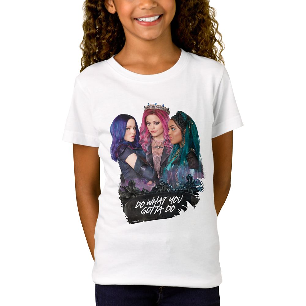 Mal, Uma, and Audrey T-Shirt for Girls  Descendants 3  Customized Official shopDisney