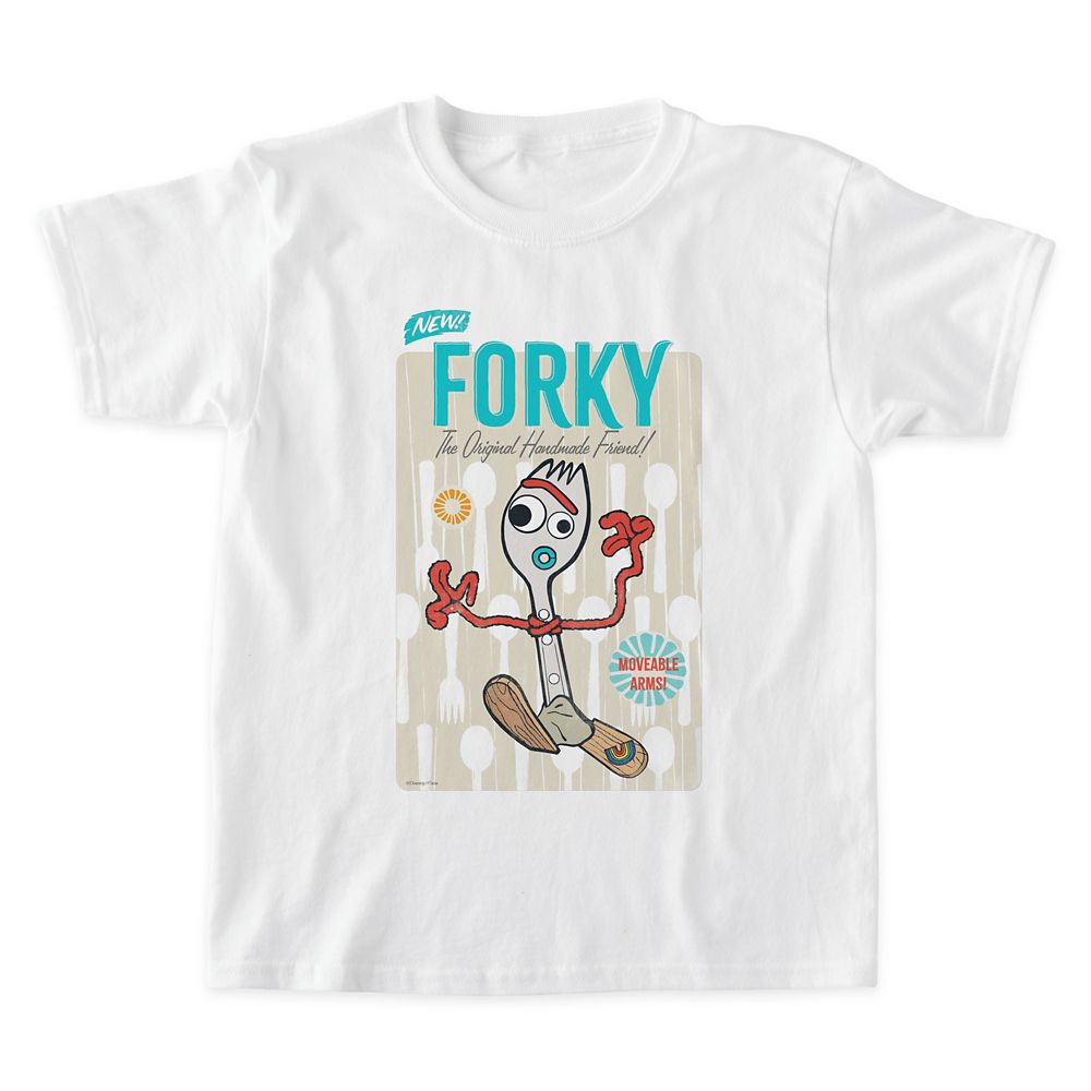 Toy Story 4: Retro Forky Toy Ad T-Shirt for Boys  Customizable Official shopDisney