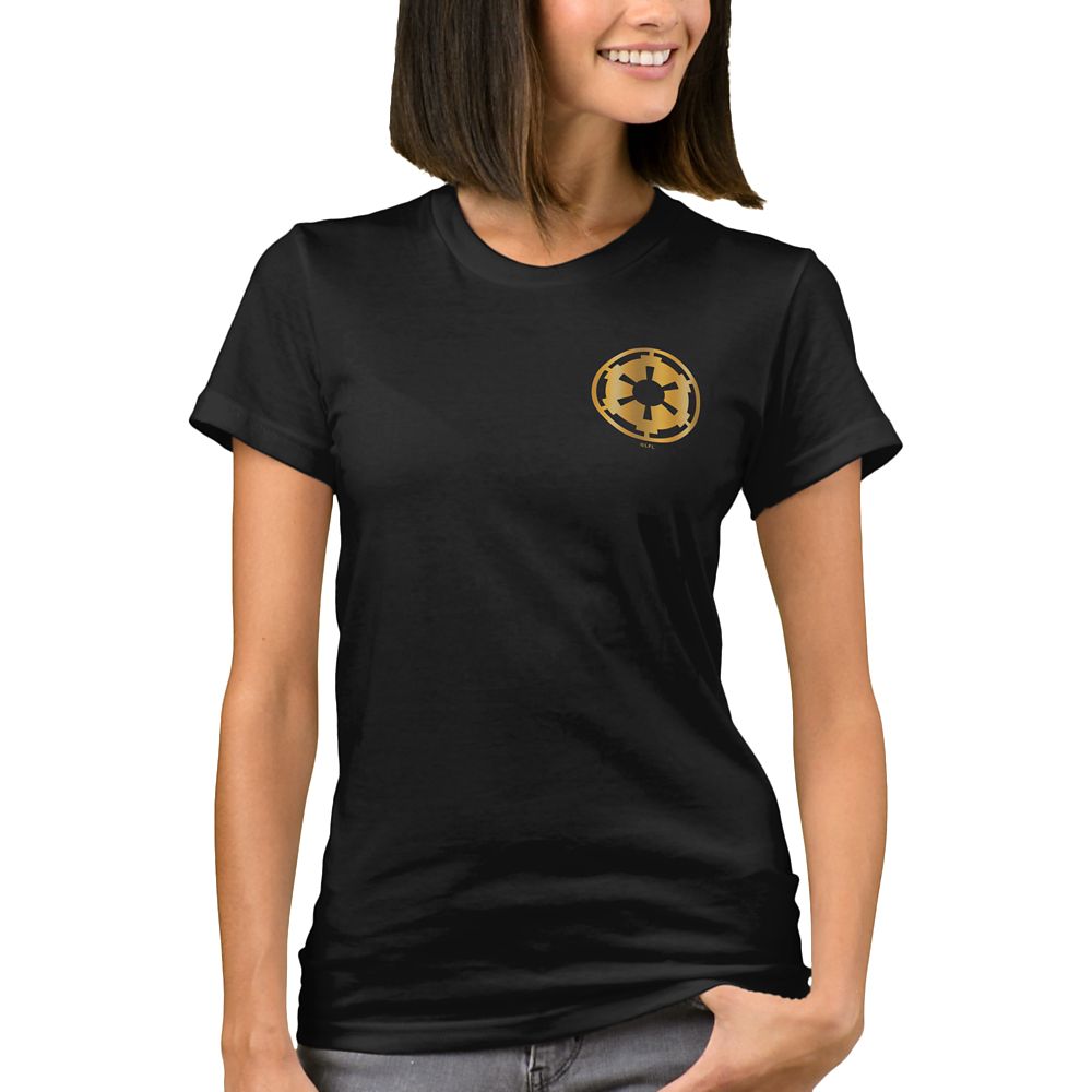 Gold Imperial Symbol T-Shirt for Women  Star Wars: The Rise of Skywalker  Customizable Official shopDisney