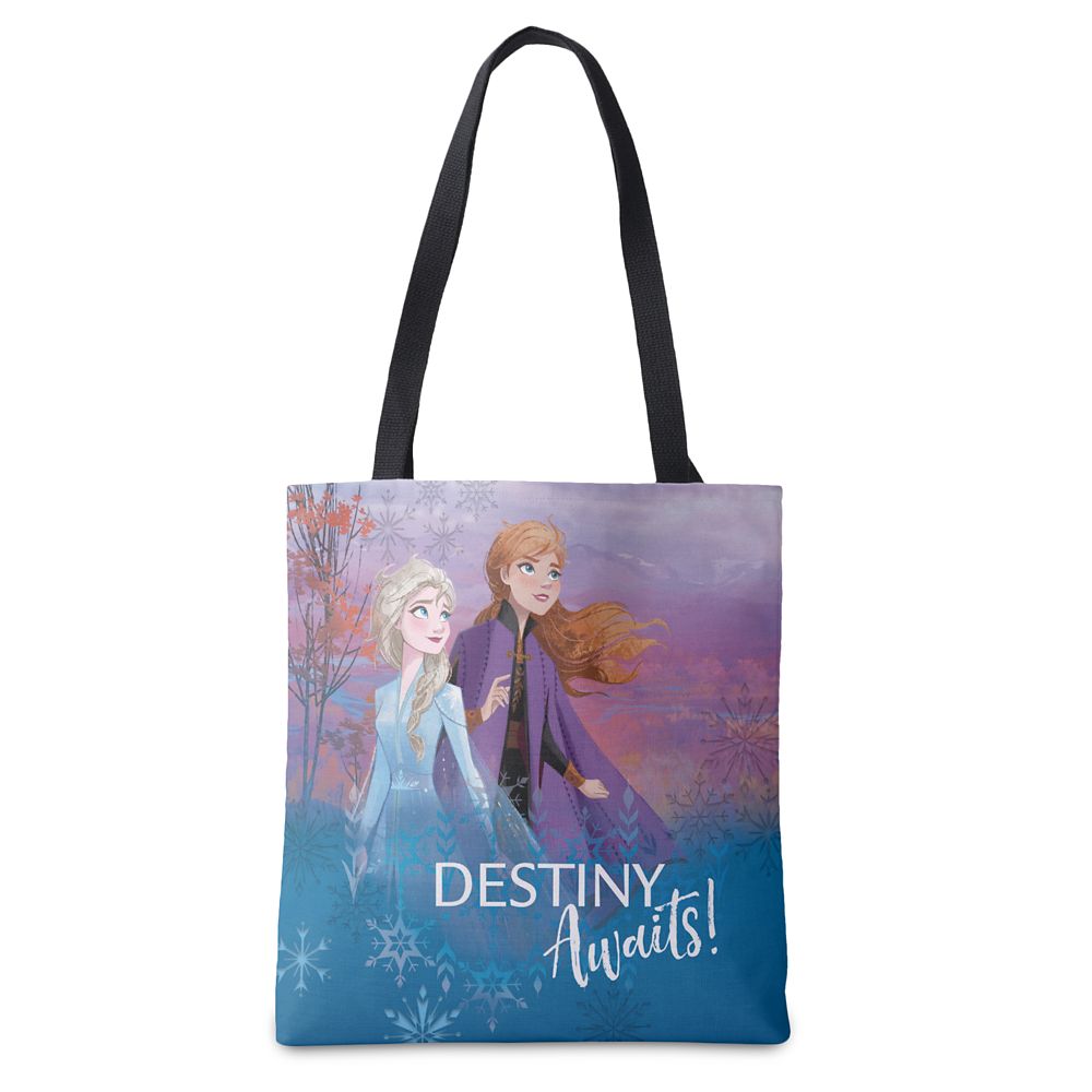 Elsa and Anna ''Destiny Awaits!'' Tote Bag Frozen 2 Customizable Official shopDisney