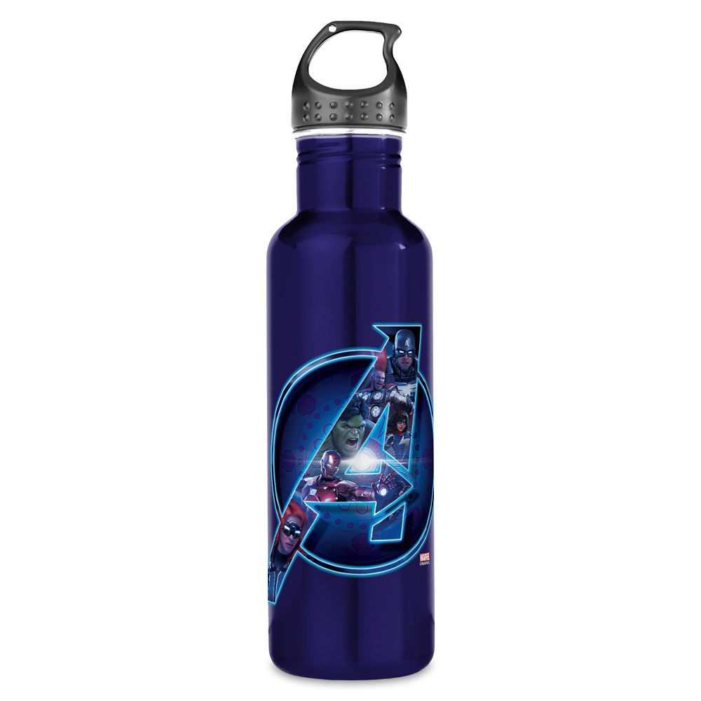 Heroes In Avengers Logo Stainless Steel Water Bottle – Customized