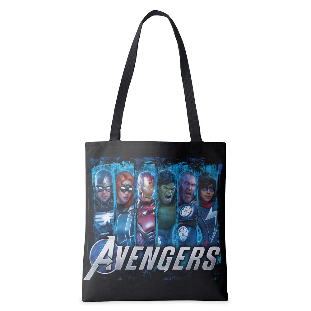 Avengers Lineup Over Logo Tote Bag  Customized Official shopDisney