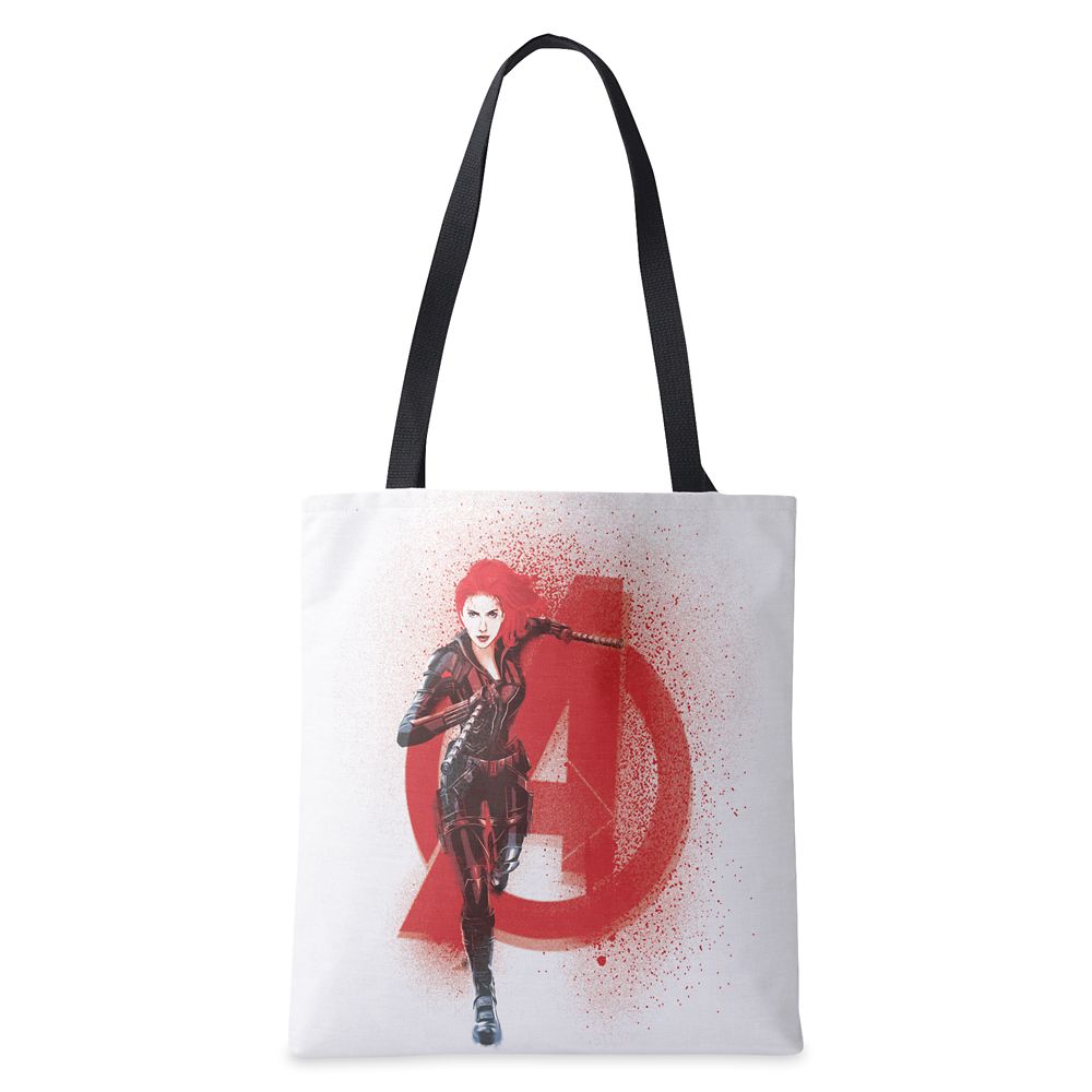Black Widow Avenger Spray Paint Tote Bag – Customized