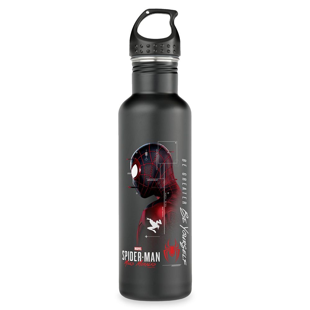 Spider-Man: Miles Morales Glitch Profile Stainless Steel Water Bottle Customized Official shopDisney