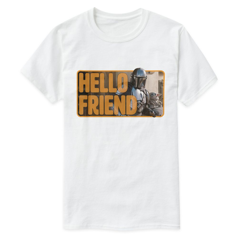 The Mandalorian & The Child Outside Hello Friend T-Shirt for Adults  Customized Official shopDisney