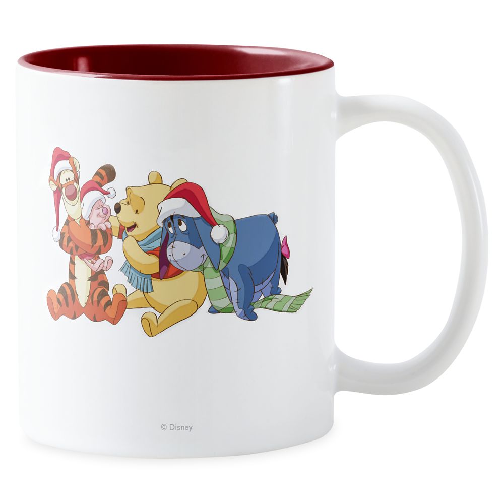 Winnie the Pooh & Friends Holiday Two-Tone Mug Customized Official shopDisney