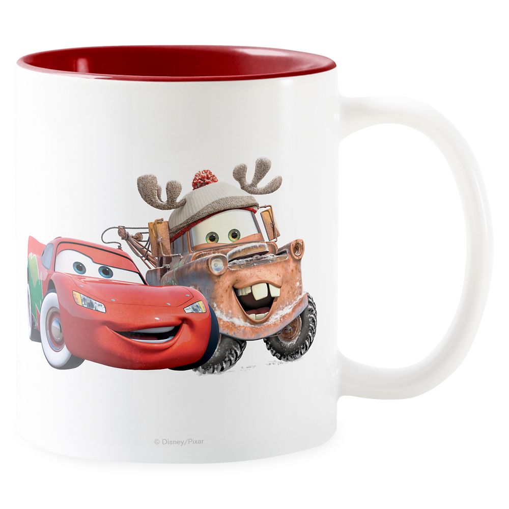 Lightning McQueen & Mater Holiday Two-Tone Mug Customized Official shopDisney